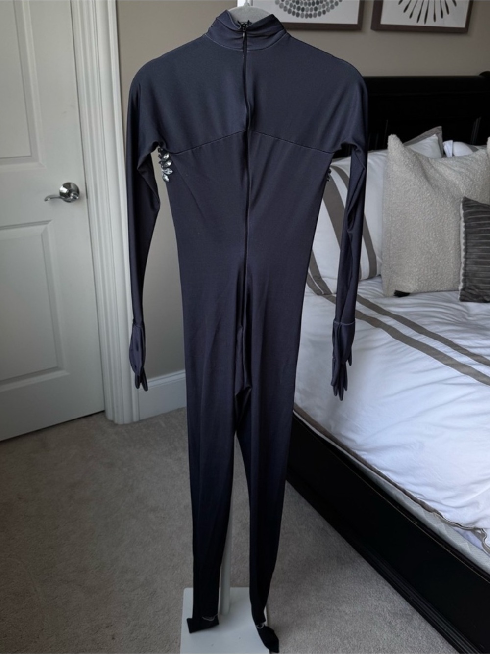 Chesten Long Sleeve Rhinestone Embellished Jumpsuit - Picture 12 of 14